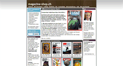 Desktop Screenshot of magazine-shop.ch