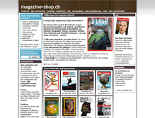 Tablet Screenshot of magazine-shop.ch